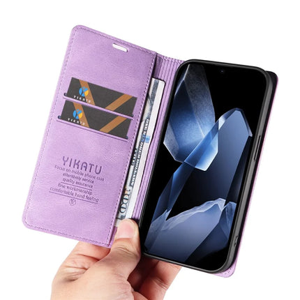 For OnePlus 13 Leather Cover YIKATU YK-004 Skin-Touch Wallet Phone Cases