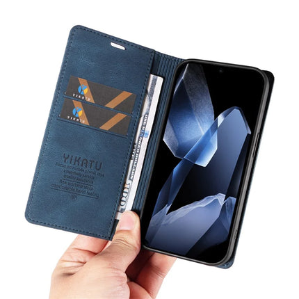 For OnePlus 13 Leather Cover YIKATU YK-004 Skin-Touch Wallet Phone Cases