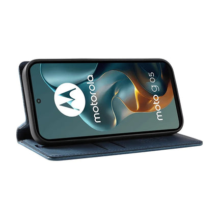 For Motorola Moto G05 4G Leather Cover YIKATU YK-004 Skin-Touch Wallet Phone Cases