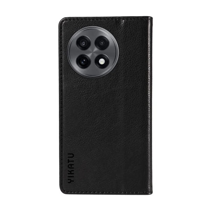 For OnePlus Ace 5G Wallet Case YIKATU YK-006 Magnetic Closure Leather Phone Cover Litchi Texture