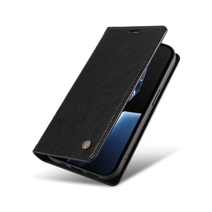 For OnePlus Ace 5G Wallet Case YIKATU YK-006 Magnetic Closure Leather Phone Cover Litchi Texture
