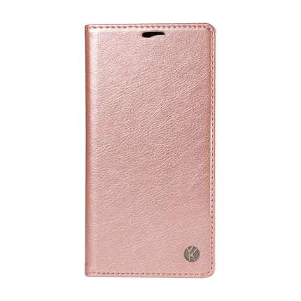 For OnePlus Ace 5G Wallet Case YIKATU YK-006 Magnetic Closure Leather Phone Cover Litchi Texture