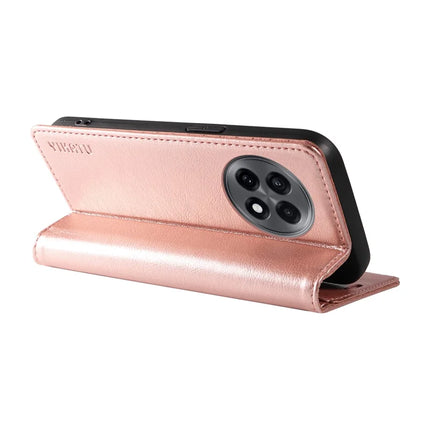For OnePlus Ace 5G Wallet Case YIKATU YK-006 Magnetic Closure Leather Phone Cover Litchi Texture