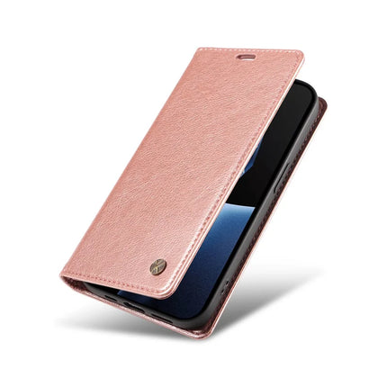 For OnePlus Ace 5G Wallet Case YIKATU YK-006 Magnetic Closure Leather Phone Cover Litchi Texture