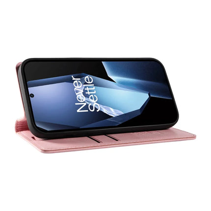 For OnePlus Ace 5G Wallet Case YIKATU YK-006 Magnetic Closure Leather Phone Cover Litchi Texture