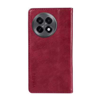 For OnePlus Ace 5G Wallet Case YIKATU YK-006 Magnetic Closure Leather Phone Cover Litchi Texture