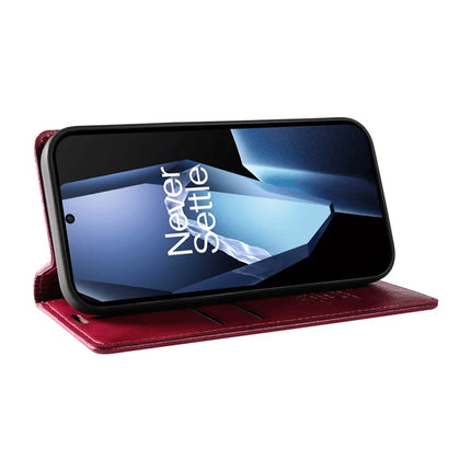 For OnePlus Ace 5G Wallet Case YIKATU YK-006 Magnetic Closure Leather Phone Cover Litchi Texture