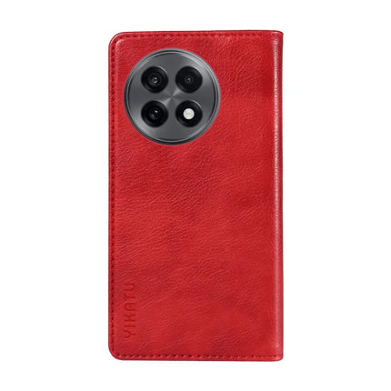 For OnePlus Ace 5G Wallet Case YIKATU YK-006 Magnetic Closure Leather Phone Cover Litchi Texture