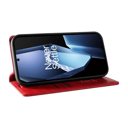 For OnePlus Ace 5G Wallet Case YIKATU YK-006 Magnetic Closure Leather Phone Cover Litchi Texture