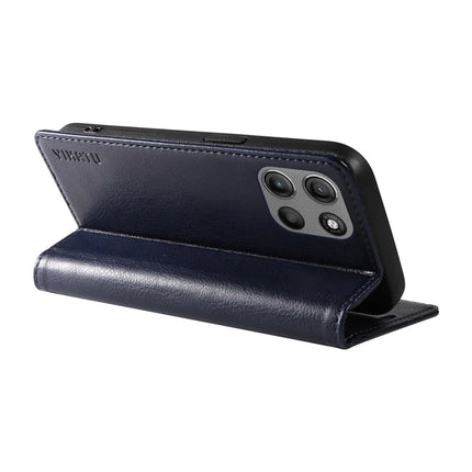 For Motorola Moto G15 4G Wallet Case YIKATU YK-006 Magnetic Closure Leather Phone Cover Litchi Texture