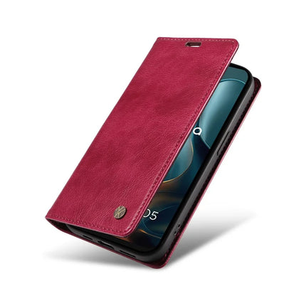 For Motorola Moto G05 4G Wallet Case YIKATU YK-006 Magnetic Closure Leather Phone Cover Litchi Texture