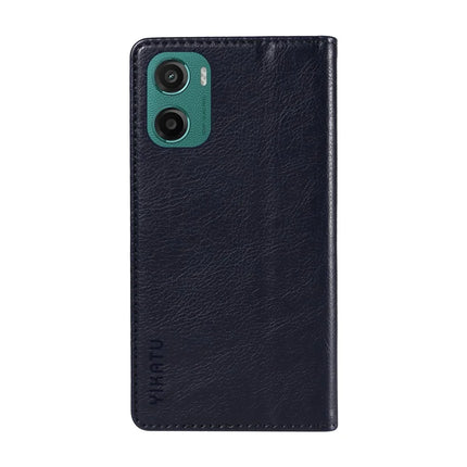 For Motorola Moto G05 4G Wallet Case YIKATU YK-006 Magnetic Closure Leather Phone Cover Litchi Texture