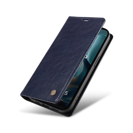 For Motorola Moto G05 4G Wallet Case YIKATU YK-006 Magnetic Closure Leather Phone Cover Litchi Texture