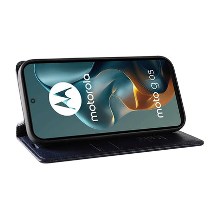 For Motorola Moto G05 4G Wallet Case YIKATU YK-006 Magnetic Closure Leather Phone Cover Litchi Texture
