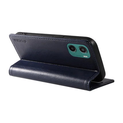 For Motorola Moto G05 4G Wallet Case YIKATU YK-006 Magnetic Closure Leather Phone Cover Litchi Texture