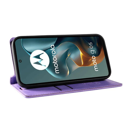 For Motorola Moto G05 4G Wallet Case YIKATU YK-006 Magnetic Closure Leather Phone Cover Litchi Texture