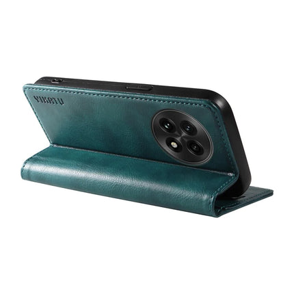 For OnePlus 13 Wallet Case YIKATU YK-006 Magnetic Closure Leather Phone Cover Litchi Texture