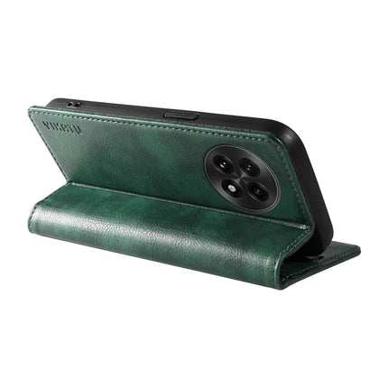 For OnePlus 13 Wallet Case YIKATU YK-006 Magnetic Closure Leather Phone Cover Litchi Texture -  Green