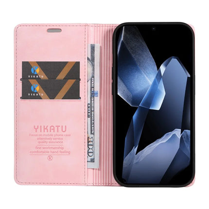 For OnePlus 13 Wallet Case YIKATU YK-006 Magnetic Closure Leather Phone Cover Litchi Texture