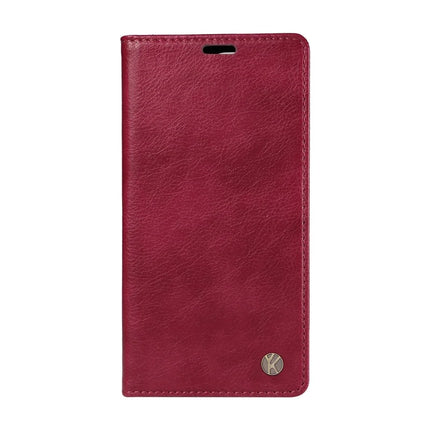 For OnePlus 13 Wallet Case YIKATU YK-006 Magnetic Closure Leather Phone Cover Litchi Texture