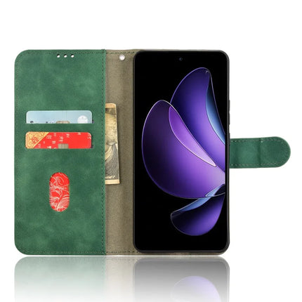 For Oppo Reno13 F 5G Leather Case Skin Feel Anti Drop Wallet Flip Phone Cover