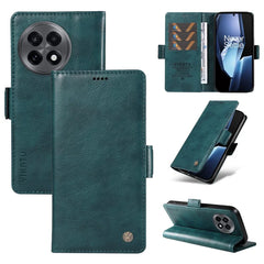 For OnePlus Ace 5G Case YIKATU YK-007 Litchi Texture PU Leather Wallet Phone Cover - Blue