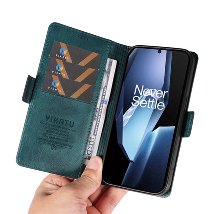 For OnePlus Ace 5G Case YIKATU YK-007 Litchi Texture PU Leather Wallet Phone Cover