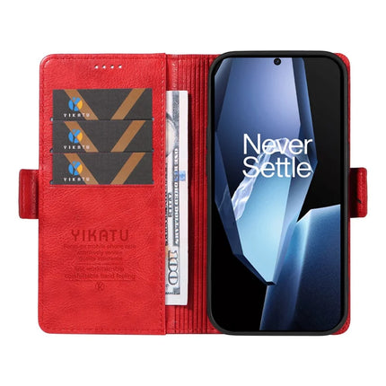 For OnePlus Ace 5G Case YIKATU YK-007 Litchi Texture PU Leather Wallet Phone Cover