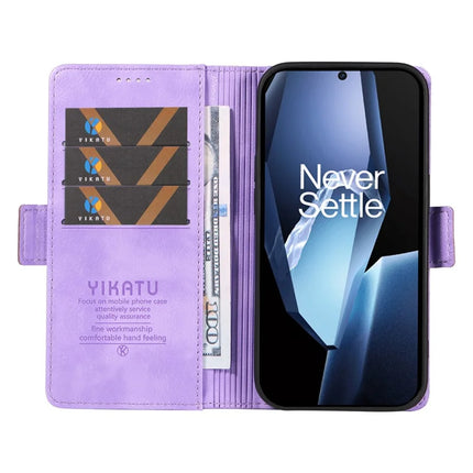 For OnePlus Ace 5G Case YIKATU YK-007 Litchi Texture PU Leather Wallet Phone Cover