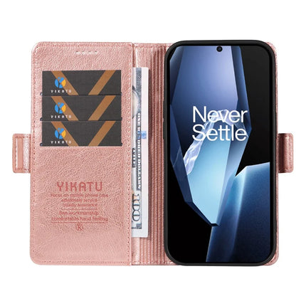 For OnePlus Ace 5G Case YIKATU YK-007 Litchi Texture PU Leather Wallet Phone Cover