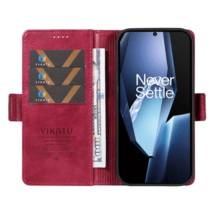 For OnePlus Ace 5G Case YIKATU YK-007 Litchi Texture PU Leather Wallet Phone Cover