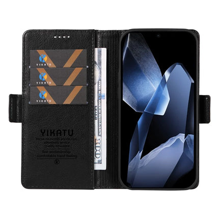 For OnePlus 13 Case YIKATU YK-007 Litchi Texture PU Leather Wallet Phone Cover