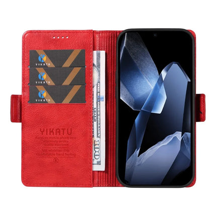 For OnePlus 13 Case YIKATU YK-007 Litchi Texture PU Leather Wallet Phone Cover