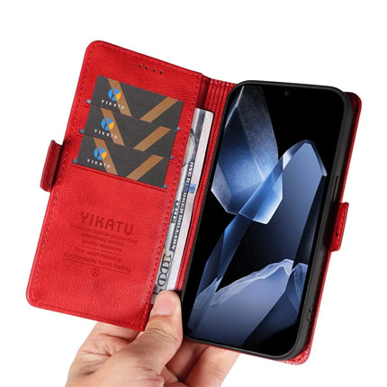 For OnePlus 13 Case YIKATU YK-007 Litchi Texture PU Leather Wallet Phone Cover