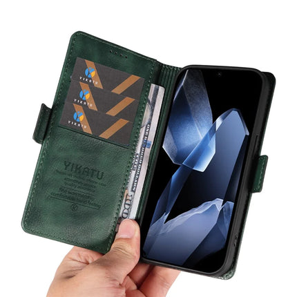 For OnePlus 13 Case YIKATU YK-007 Litchi Texture PU Leather Wallet Phone Cover