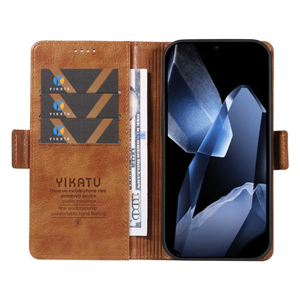 For OnePlus 13 Case YIKATU YK-007 Litchi Texture PU Leather Wallet Phone Cover