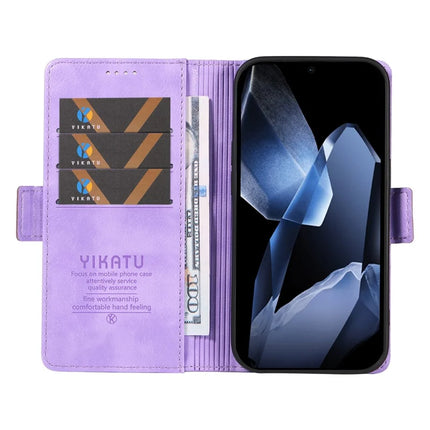 For OnePlus 13 Case YIKATU YK-007 Litchi Texture PU Leather Wallet Phone Cover