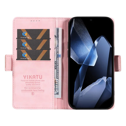 For OnePlus 13 Case YIKATU YK-007 Litchi Texture PU Leather Wallet Phone Cover