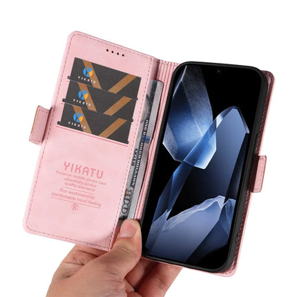 For OnePlus 13 Case YIKATU YK-007 Litchi Texture PU Leather Wallet Phone Cover