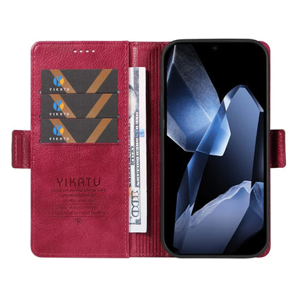 For OnePlus 13 Case YIKATU YK-007 Litchi Texture PU Leather Wallet Phone Cover