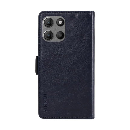 For Motorola Moto G15 4G Case YIKATU YK-007 Litchi Texture PU Leather Wallet Phone Cover