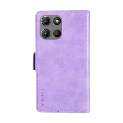 For Motorola Moto G15 4G Case YIKATU YK-007 Litchi Texture PU Leather Wallet Phone Cover