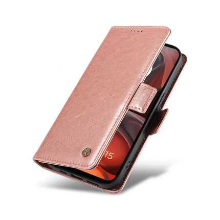 For Motorola Moto G15 4G Case YIKATU YK-007 Litchi Texture PU Leather Wallet Phone Cover