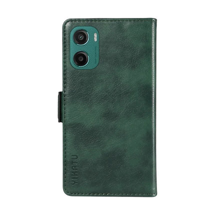 For Motorola Moto G05 4G Case YIKATU YK-007 Litchi Texture PU Leather Wallet Phone Cover