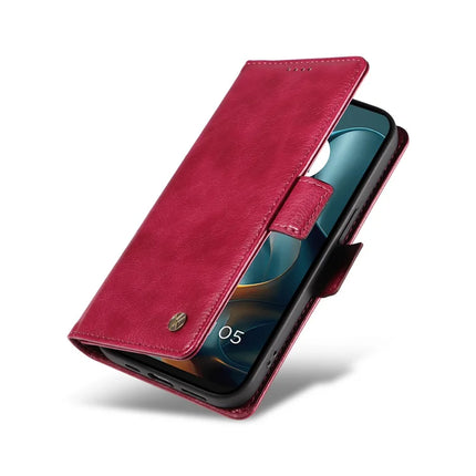 For Motorola Moto G05 4G Case YIKATU YK-007 Litchi Texture PU Leather Wallet Phone Cover