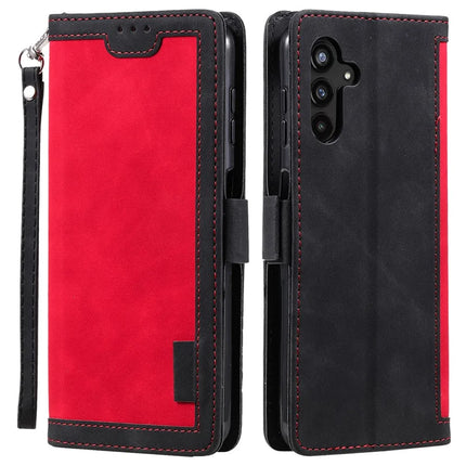 For Samsung Galaxy A26 5G Wallet Case RFID Blocking Stand Leather Phone Cover - Red
