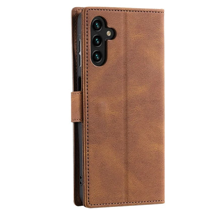 For Samsung Galaxy A26 5G Leather Case Wallet Phone Cover Splicing Stitching