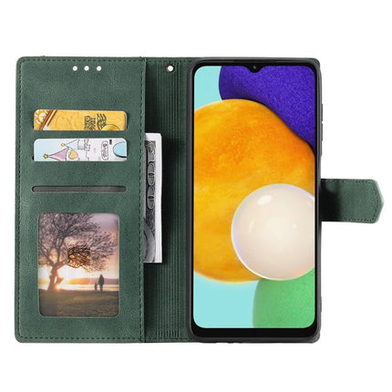 For Samsung Galaxy A26 5G Leather Case Wallet Phone Cover Splicing Stitching