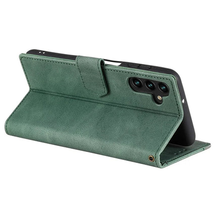 For Samsung Galaxy A26 5G Leather Case Wallet Phone Cover Splicing Stitching