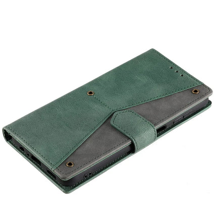 For Samsung Galaxy A26 5G Leather Case Wallet Phone Cover Splicing Stitching